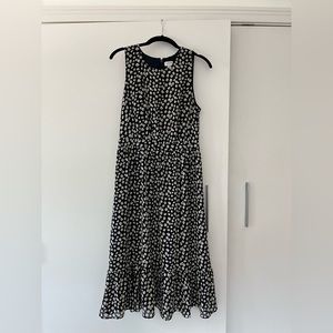 JCrew navy flower dress.